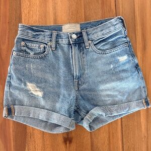 Everlane high-waisted denim shorts
